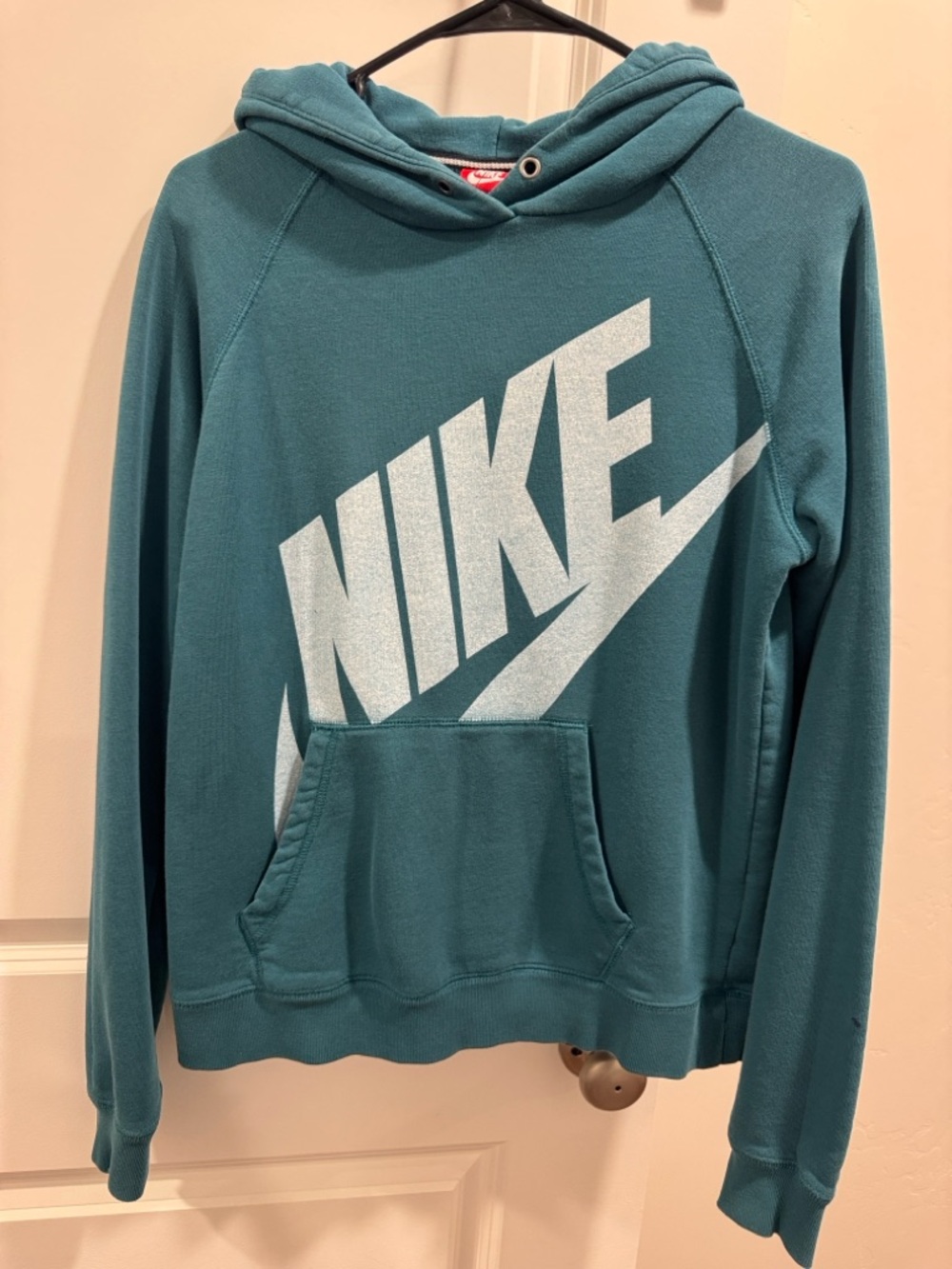 Nike hoodie- Teal- size Medium